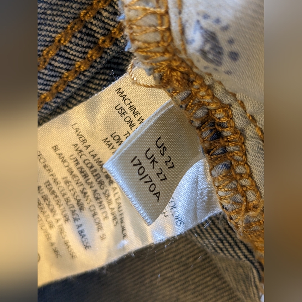 3 FOR 25$! Anthropologie Pilcro Jeans Slim High Rise Destroyed SIZE 27 - Picture 10 of 14